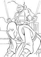 kolorowanki Wojownicze Żółwie Ninja Leonardo numer  26